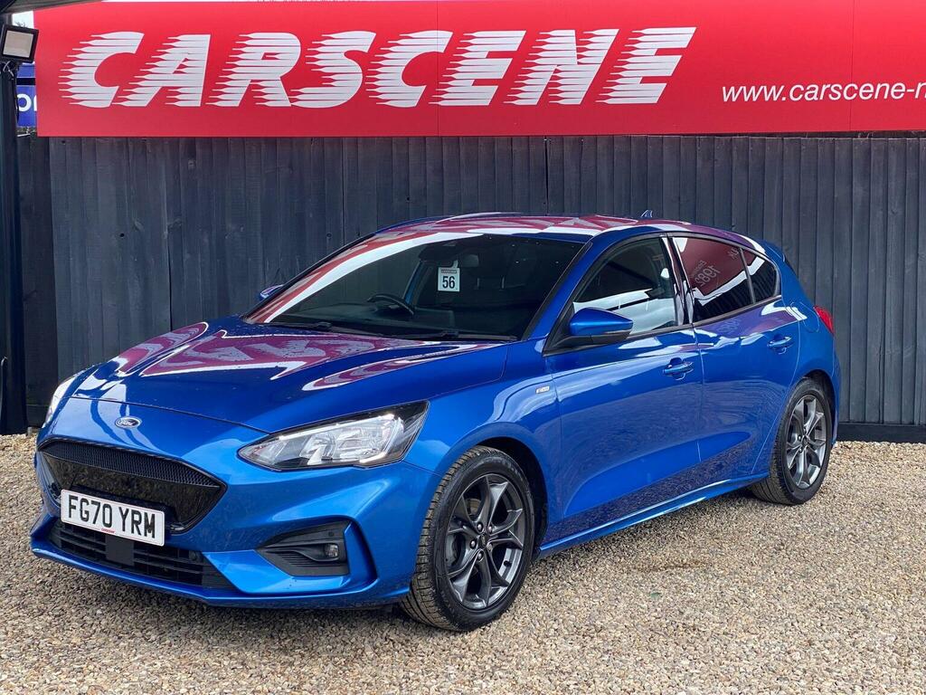 Ford Focus Hatchback 1.5 Ecoblue St-line Euro 6 Ss 20 FG70YRM Blue #6