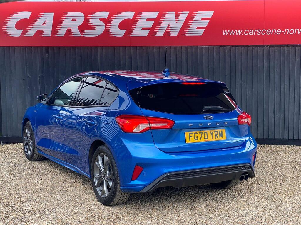 Ford Focus Hatchback 1.5 Ecoblue St-line Euro 6 Ss 20 FG70YRM Blue #4