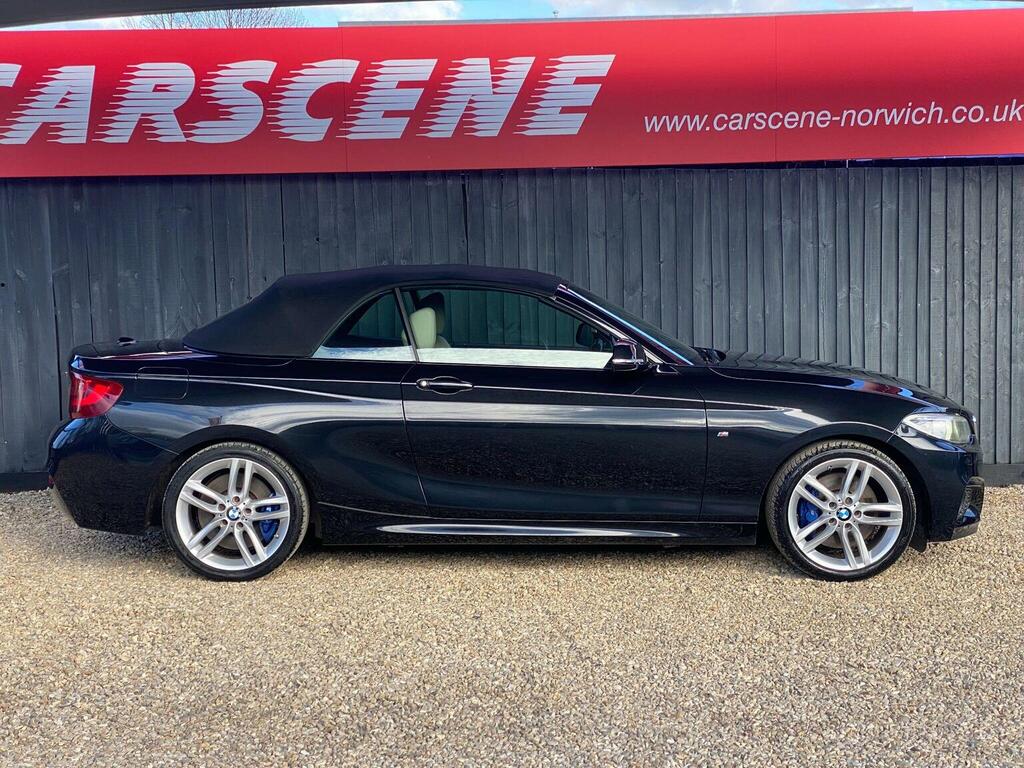 BMW 2 Series Convertible 2.0 220D M Sport Euro 6 Ss Black