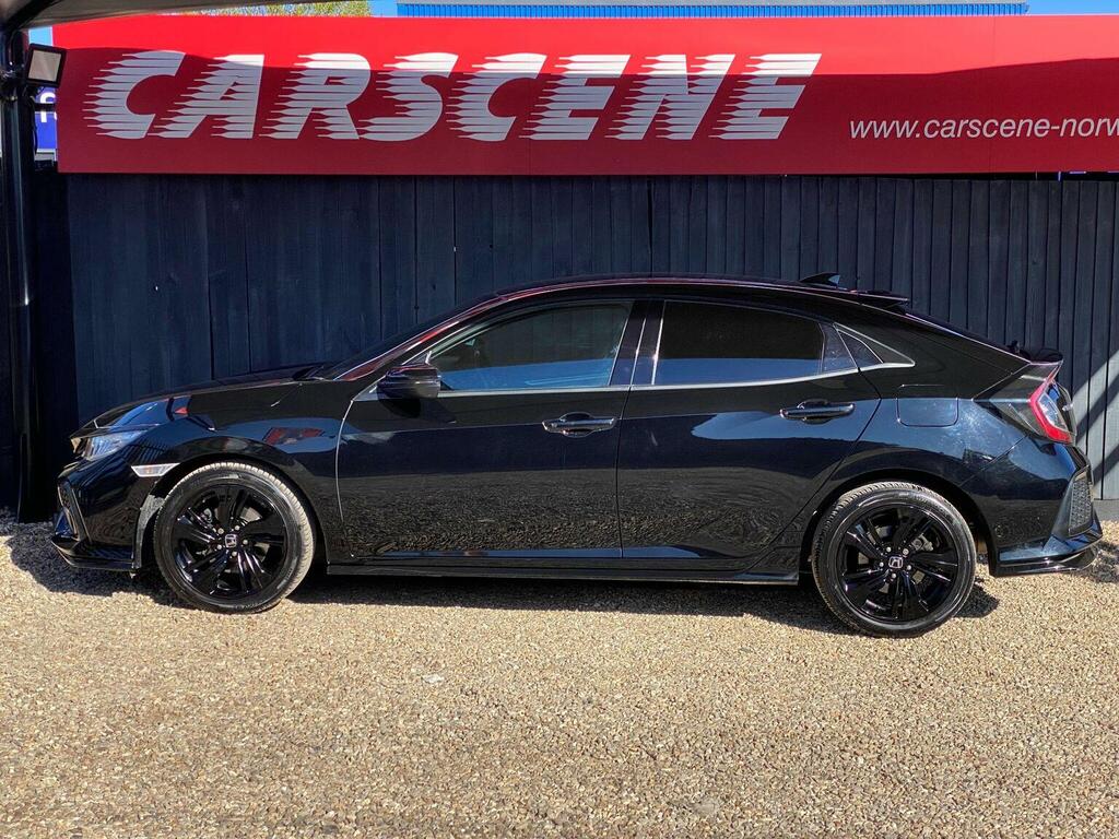 Honda Civic Hatchback 1.5 Vtec Turbo Gpf Sport Euro 6 Ss Black #5
