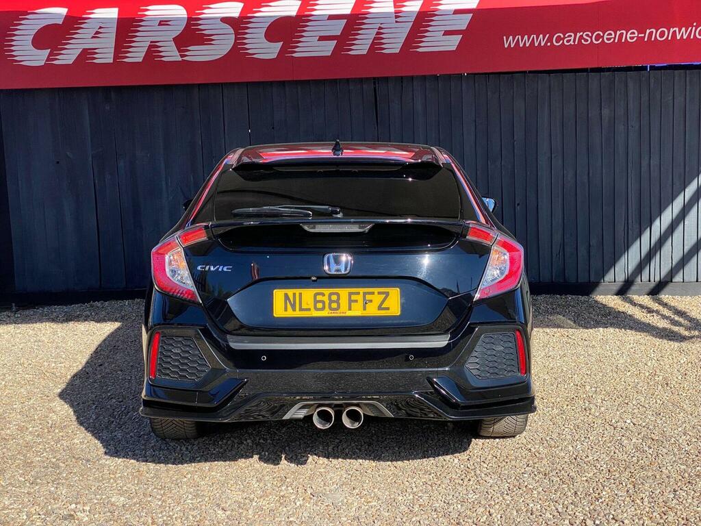 Honda Civic Hatchback 1.5 Vtec Turbo Gpf Sport Euro 6 Ss Black #3