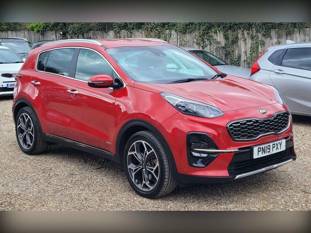 Kia Sportage 1.6 T-gdi Gt-line Dct Awd Euro 6 Ss PN19PXY Red #4