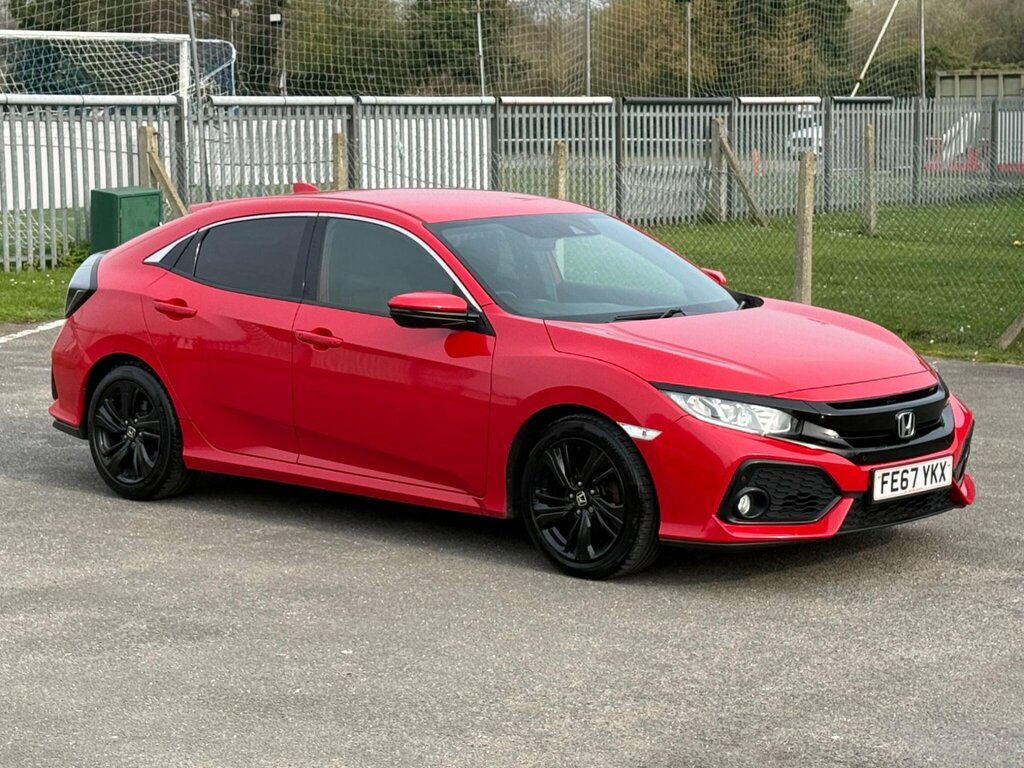 Honda Civic 1.0 Vtec Turbo Sr Euro 6 Ss FE67YKX Red #4