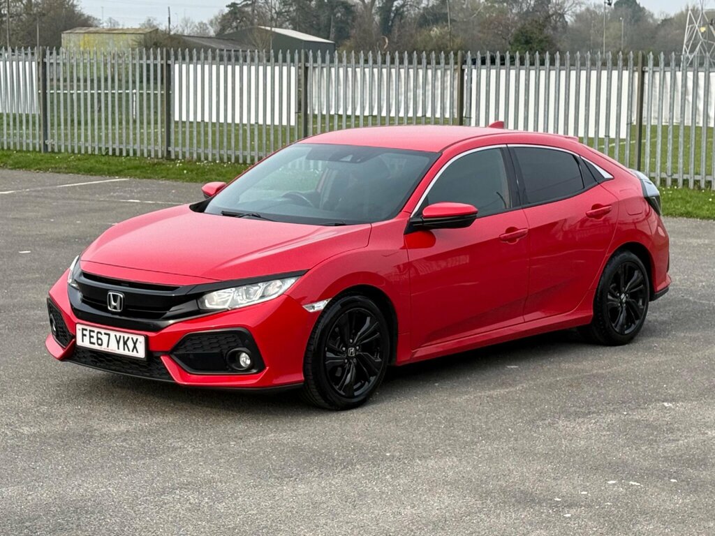 Honda Civic 1.0 Vtec Turbo Sr Euro 6 Ss FE67YKX Red #5