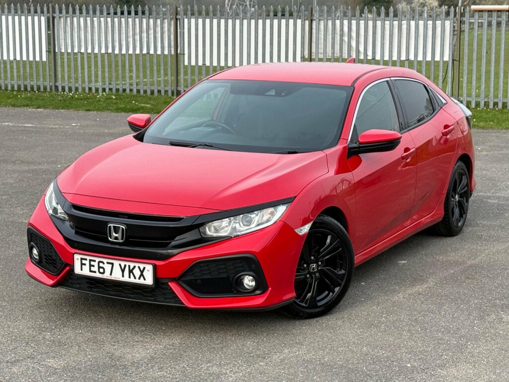 Honda Civic 1.0 Vtec Turbo Sr Euro 6 Ss FE67YKX Red #3
