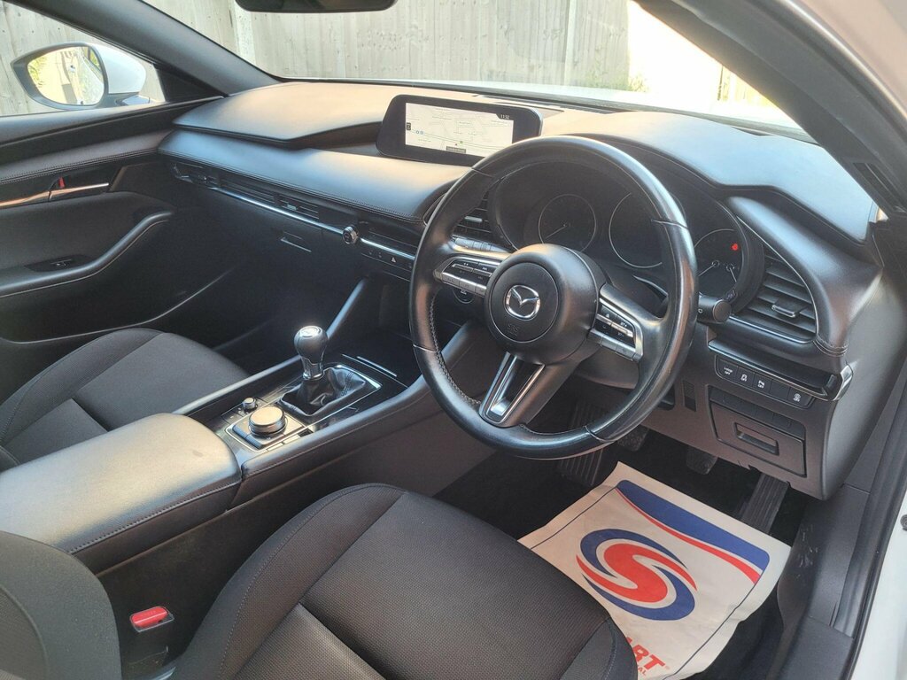 Mazda 3 2.0 E-skyactiv-g Mhev Se-l Lux Euro 6 Ss SK72WPP White #6
