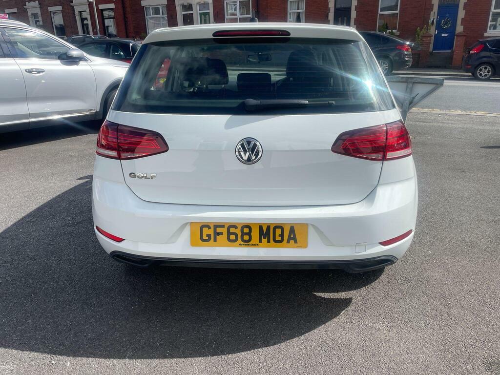 Volkswagen Golf 1.6 Tdi S Hatchback GF68MOA White #6