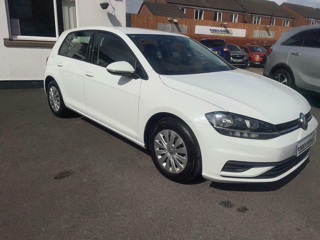 Volkswagen Golf 1.6 Tdi S Hatchback GF68MOA White #3