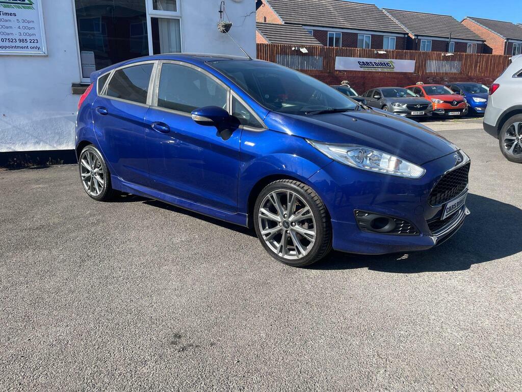 Ford Fiesta 1.0T Ecoboost St-line Hatchback YT17PXP Blue #3