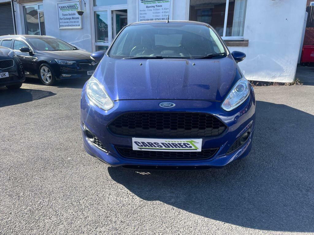 Ford Fiesta 1.0T Ecoboost St-line Hatchback YT17PXP Blue #2