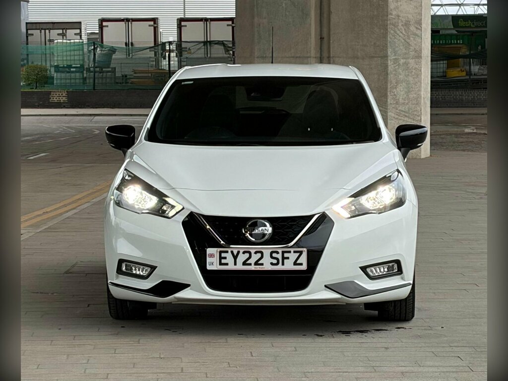 Nissan Micra 1.0 Ig-t N-sport Hatchback Xtron Euro 6 EY22SFZ White #4