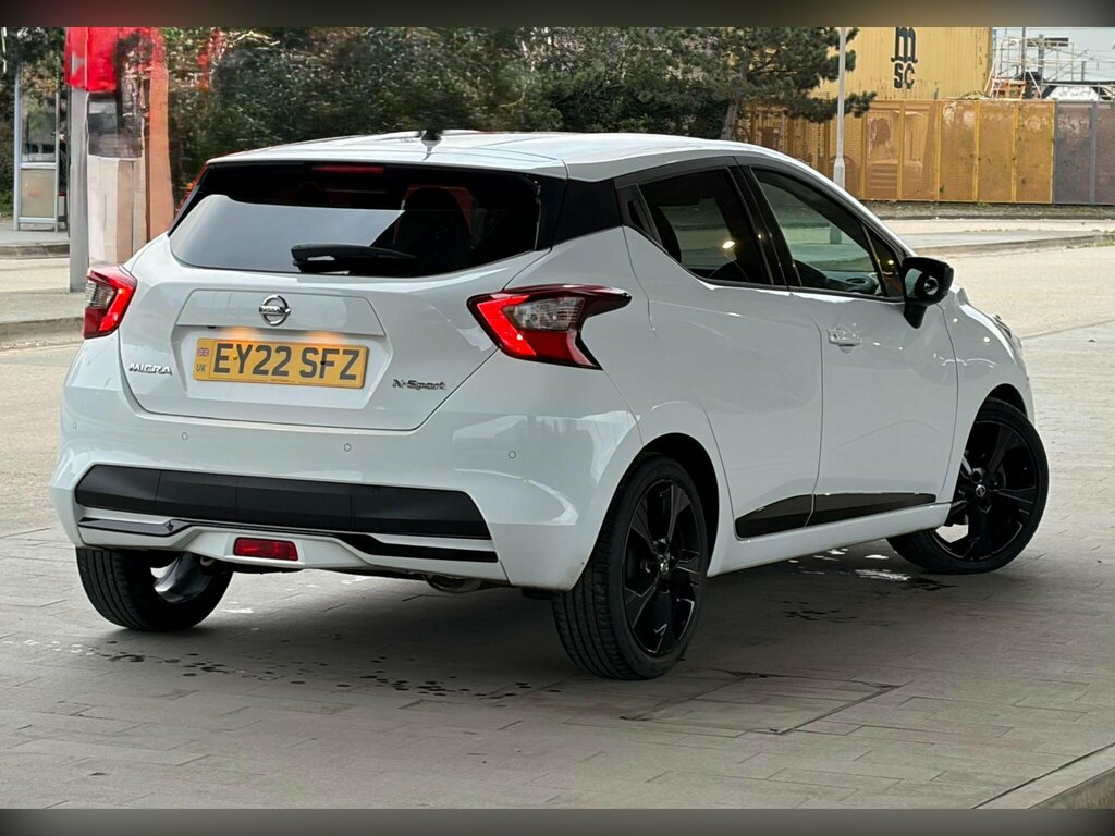 Nissan Micra 1.0 Ig-t N-sport Hatchback Xtron Euro 6 EY22SFZ White #2