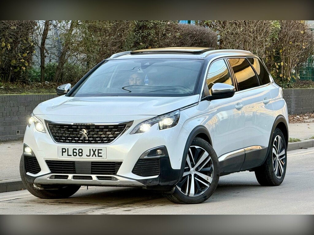 Peugeot 5008 2.0 Bluehdi Gt Eat 6Spd Euro 6 Ss PL68JXE White #3
