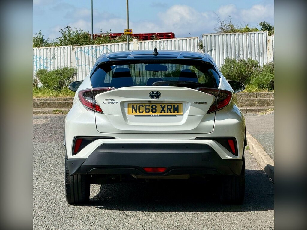 Toyota C-Hr 1.8 Vvt-h Dynamic Suv Hybrid Cvt Euro 6 NC68XRM White #6