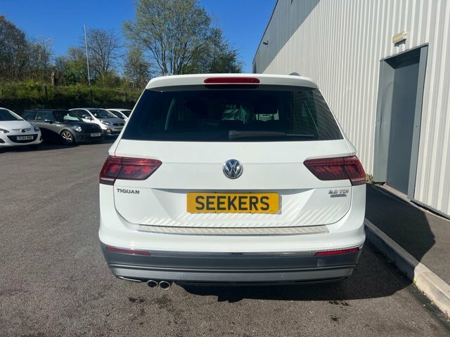 Volkswagen Tiguan Tdi Bluemotion Tech Sel MW17WLB White #5