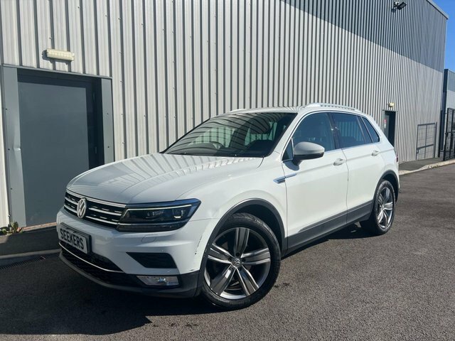 Volkswagen Tiguan Tdi Bluemotion Tech Sel MW17WLB White #3