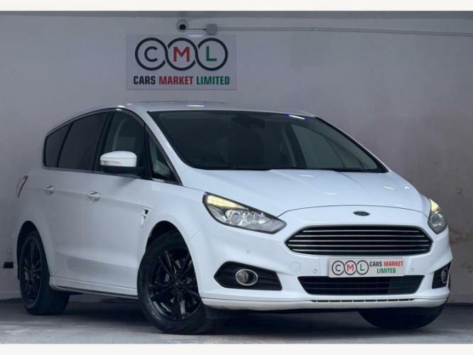 Ford S-Max 2.0 Tdci Titanium Powershift Euro 6 Ss FM65YDR White #2