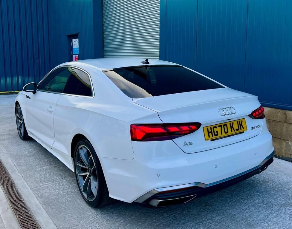 Audi A5 Coupe 2.0 Tdi 35 S Line S Tronic Euro 6 Ss HG70KJK White #2