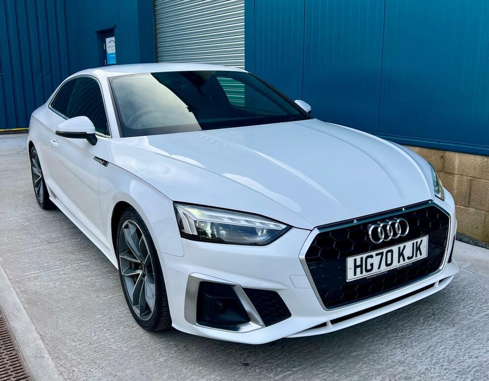 Audi A5 Coupe 2.0 Tdi 35 S Line S Tronic Euro 6 Ss White