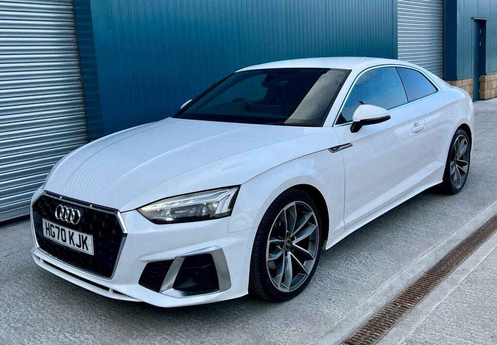 Audi A5 Coupe 2.0 Tdi 35 S Line S Tronic Euro 6 Ss HG70KJK White #3