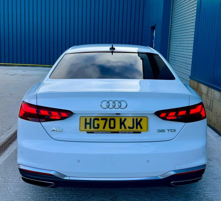 Audi A5 Coupe 2.0 Tdi 35 S Line S Tronic Euro 6 Ss HG70KJK White #4