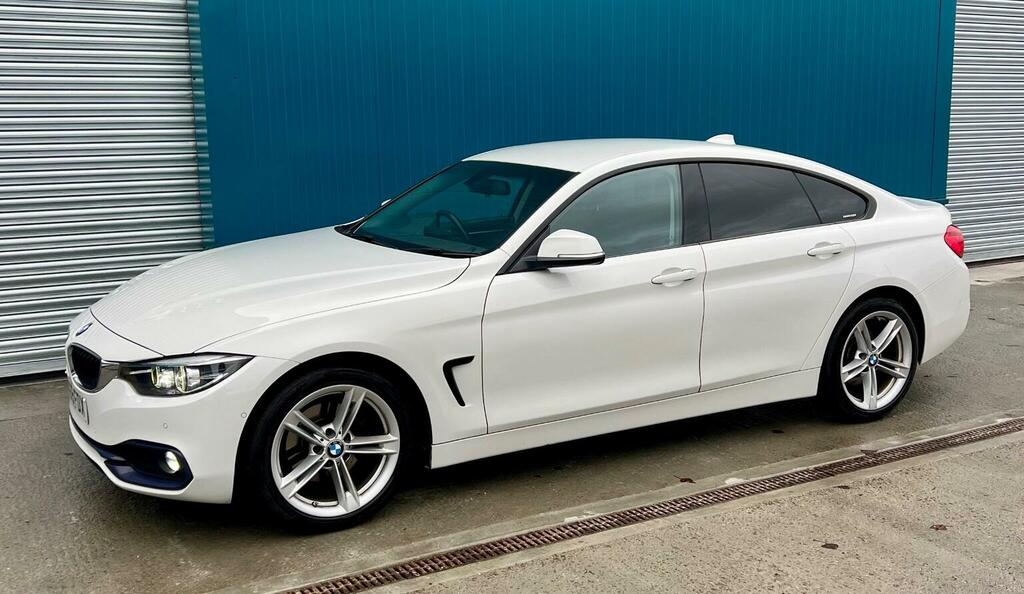 BMW 4 Series Gran Coupe Hatchback 2.0 420D Sport Euro 6 Ss 201868 YK68FDX White #5