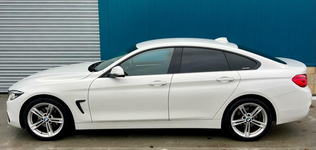 BMW 4 Series Gran Coupe Hatchback 2.0 420D Sport Euro 6 Ss 201868 YK68FDX White #6