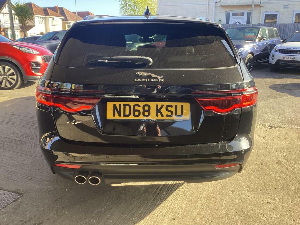 Jaguar XF Estate 2.0D R-sport Sportbrake Euro 6 Ss 5 ND68KSU Black #3