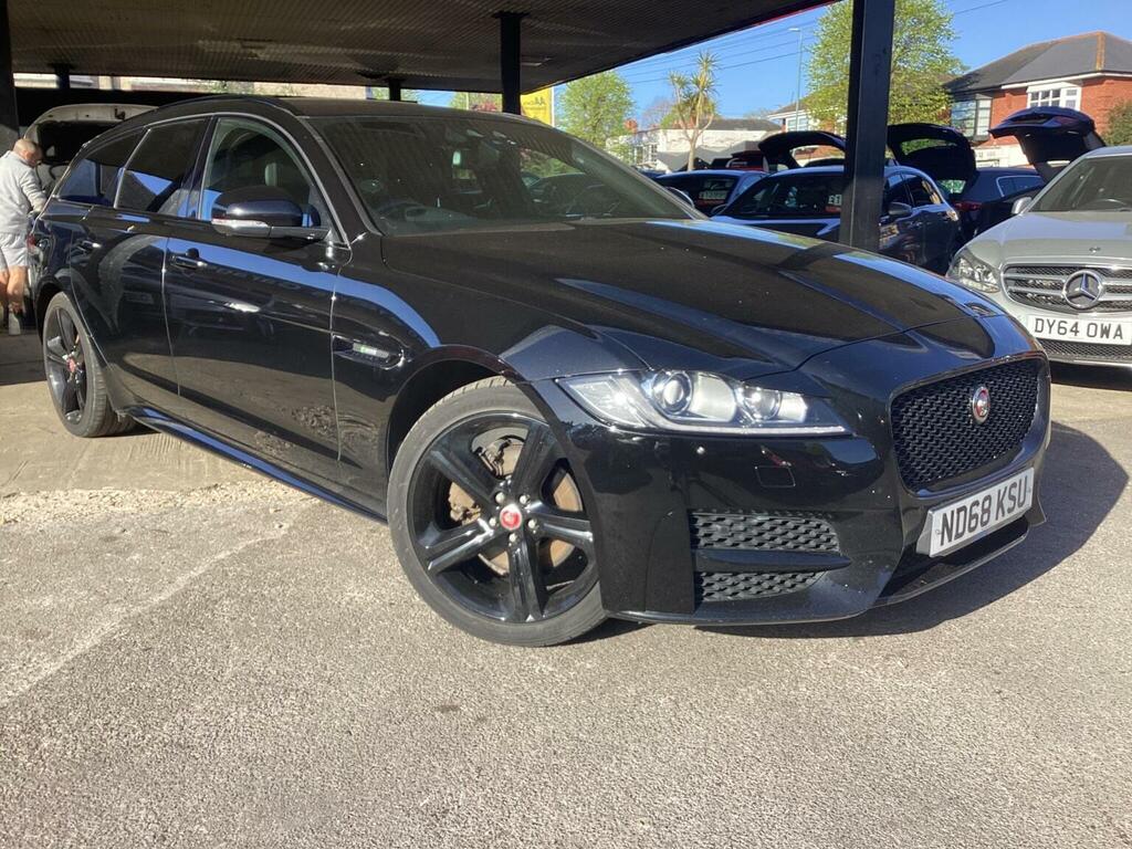 Jaguar XF Estate 2.0D R-sport Sportbrake Euro 6 Ss 5 ND68KSU Black