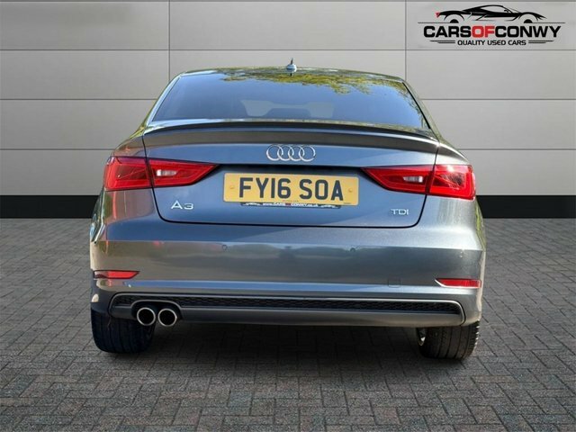 Audi A3 2.0 Tdi S Line Saloon Euro 6 S FY16SOA Grey #6