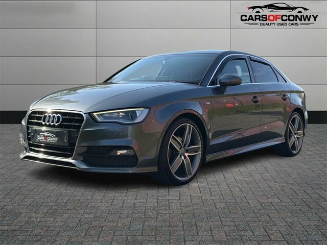 Audi A3 2.0 Tdi S Line Saloon Euro 6 S FY16SOA Grey #3