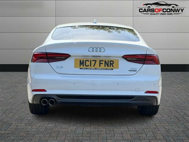 Audi A5 2.0 Tdi S Line Sportback S Tronic Quatt MC17FNR White #6