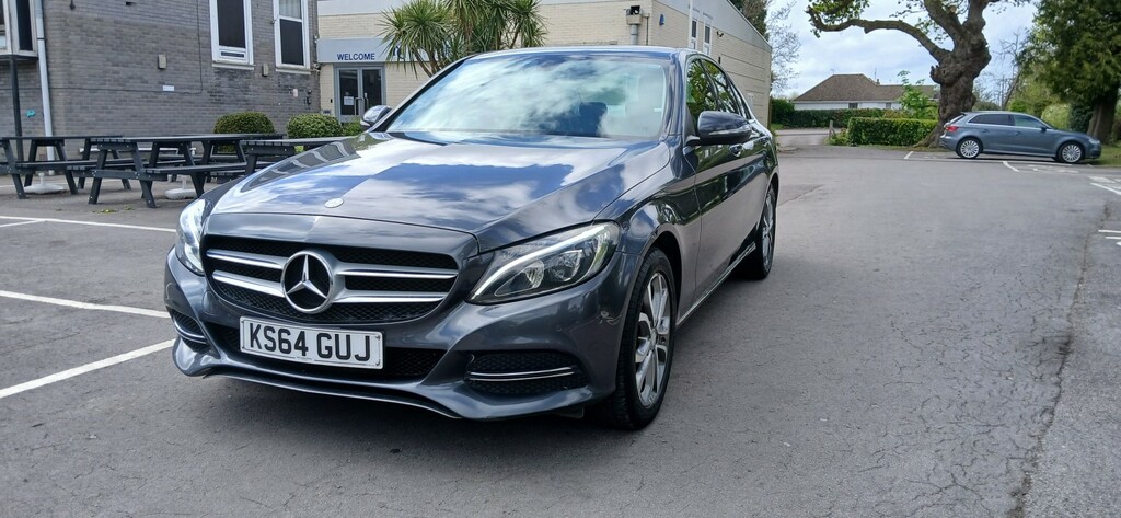 Mercedes-Benz C Class Saloon 1.6 C200 Bluetec Sport 2014 KS64GUJ Grey #4