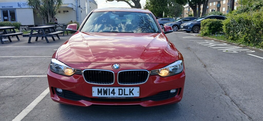 BMW 3 Series Saloon 2.0 320D Efficient Dynamics Business 2014 MW14DLK Red #3