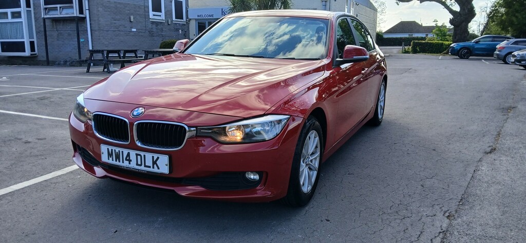 BMW 3 Series Saloon 2.0 320D Efficient Dynamics Business 2014 MW14DLK Red #4