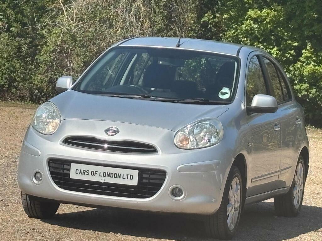 Nissan Micra 1.2 12V Acenta Euro 5 Silver #3