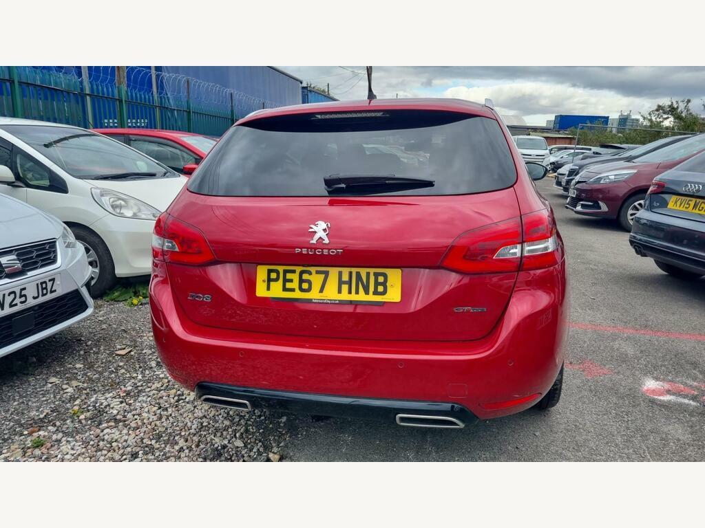 Peugeot 308 SW 1.6 Bluehdi Gt Line Euro 6 Ss PE67HNB Red #5