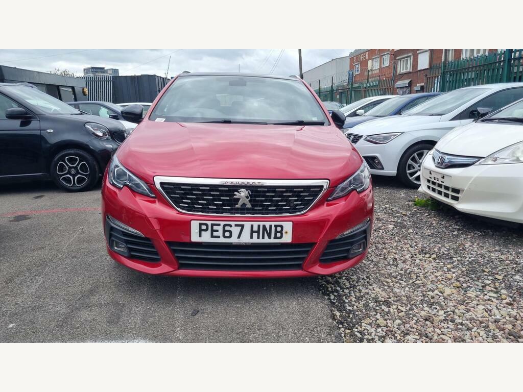Peugeot 308 SW 1.6 Bluehdi Gt Line Euro 6 Ss PE67HNB Red #4