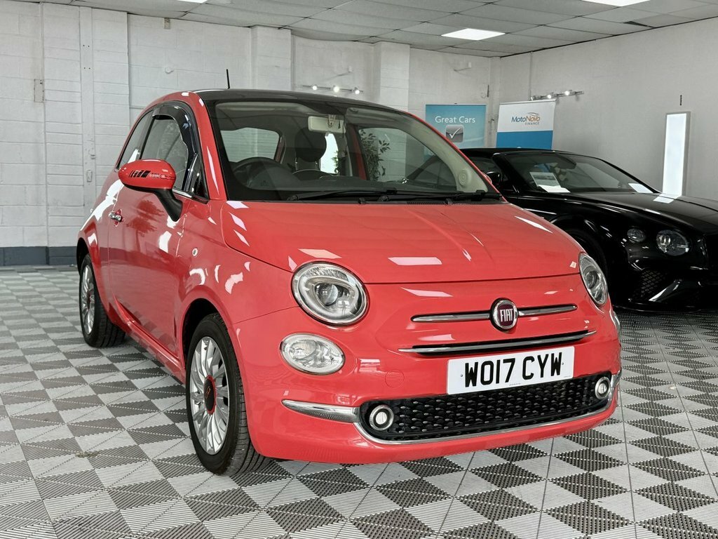 Fiat 500 2017 1.2 Lounge Hatchback Euro 6 WO17CYW Pink #3