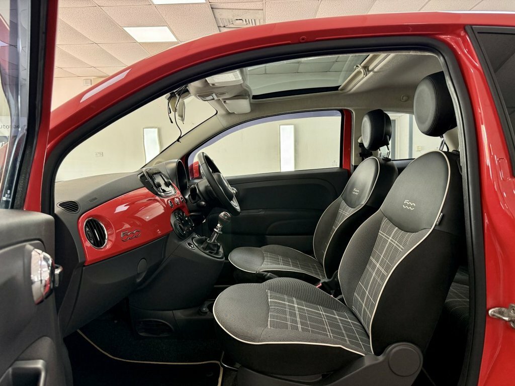 Fiat 500 2017 1.2 Lounge Hatchback Euro 6 WO17CYW Pink #2
