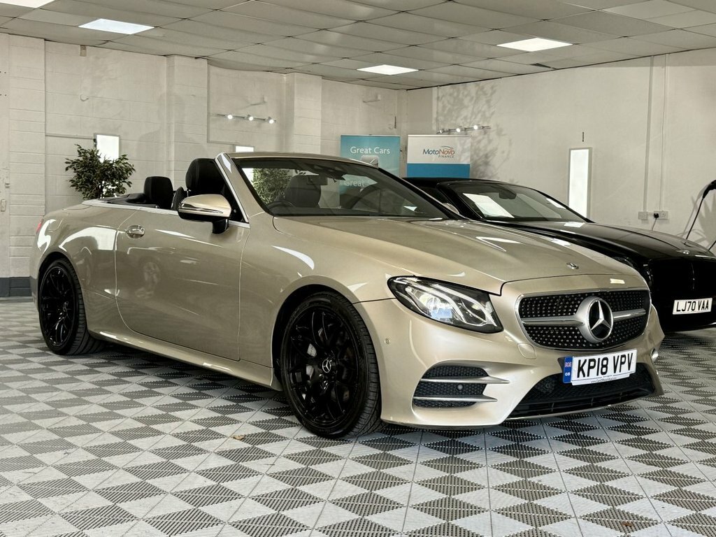Mercedes-Benz E Class 2018 2.0 E220d Amg Line Premium Cabriolet Di KP18VPV Silver #2