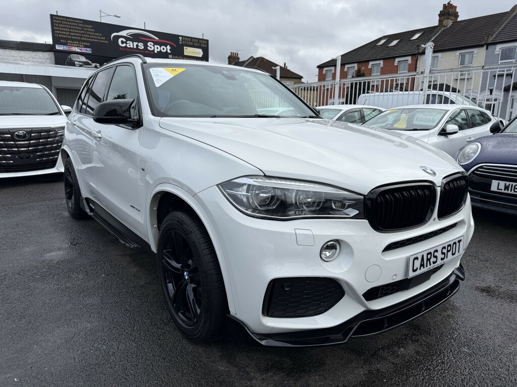 BMW X5 Suv 3.0 M Sport X Drive Leather Sunroof Verified M White #2