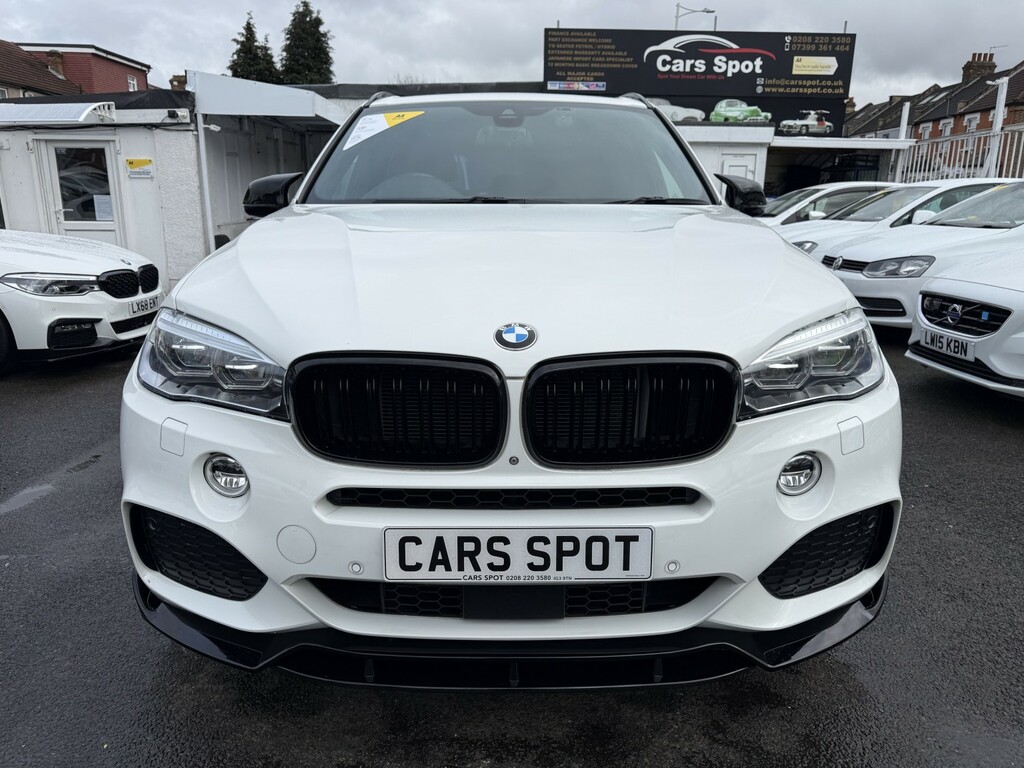 BMW X5 Suv 3.0 M Sport X Drive Leather Sunroof Verified M White #3