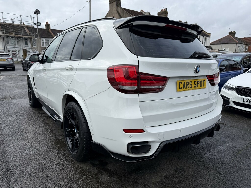 BMW X5 Suv 3.0 M Sport X Drive Leather Sunroof Verified M White #4