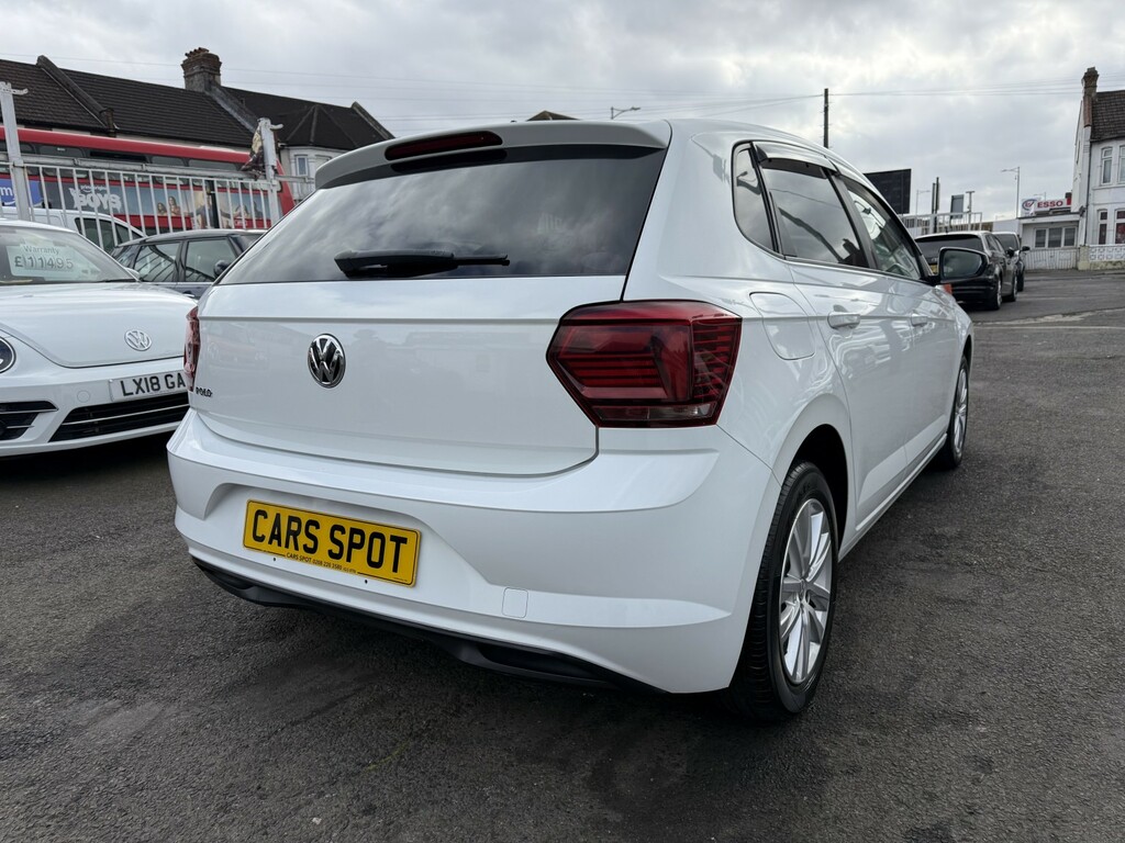 Volkswagen Polo Hatchback 1.0 Tsi Trens Line Verified Miles Fresh LX68ERJ White #5