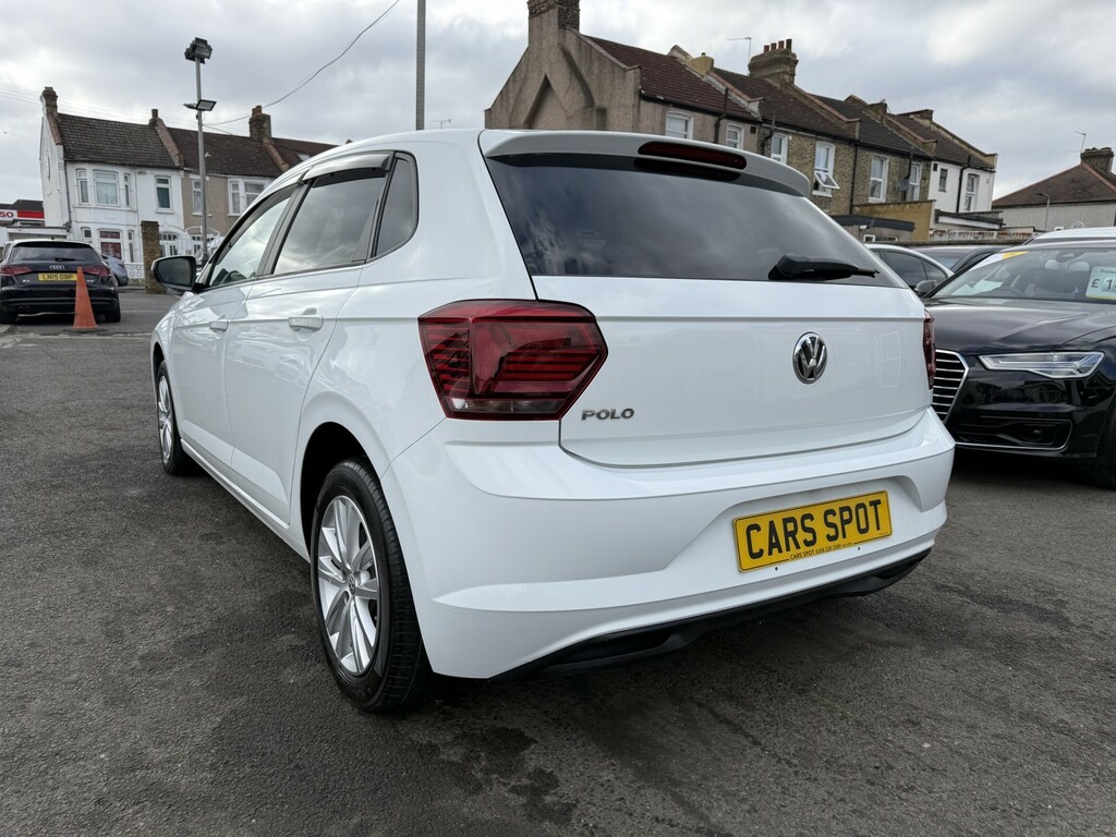 Volkswagen Polo Hatchback 1.0 Tsi Trens Line Verified Miles Fresh LX68ERJ White #4