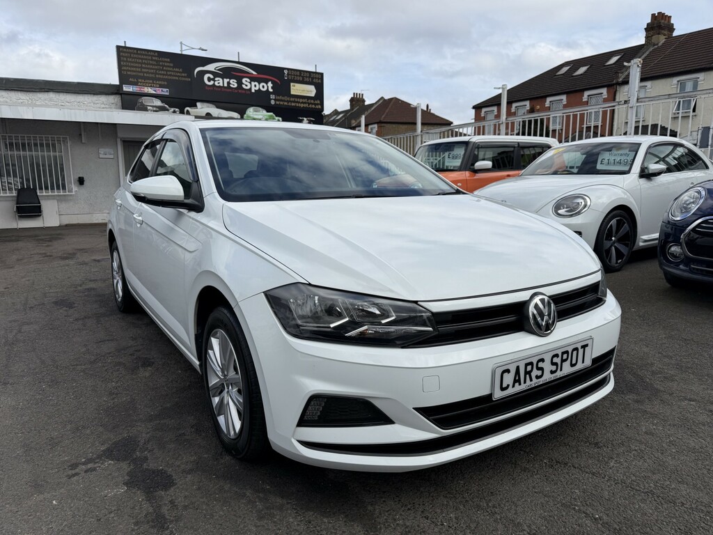 Volkswagen Polo Hatchback 1.0 Tsi Trens Line Verified Miles Fresh LX68ERJ White #2