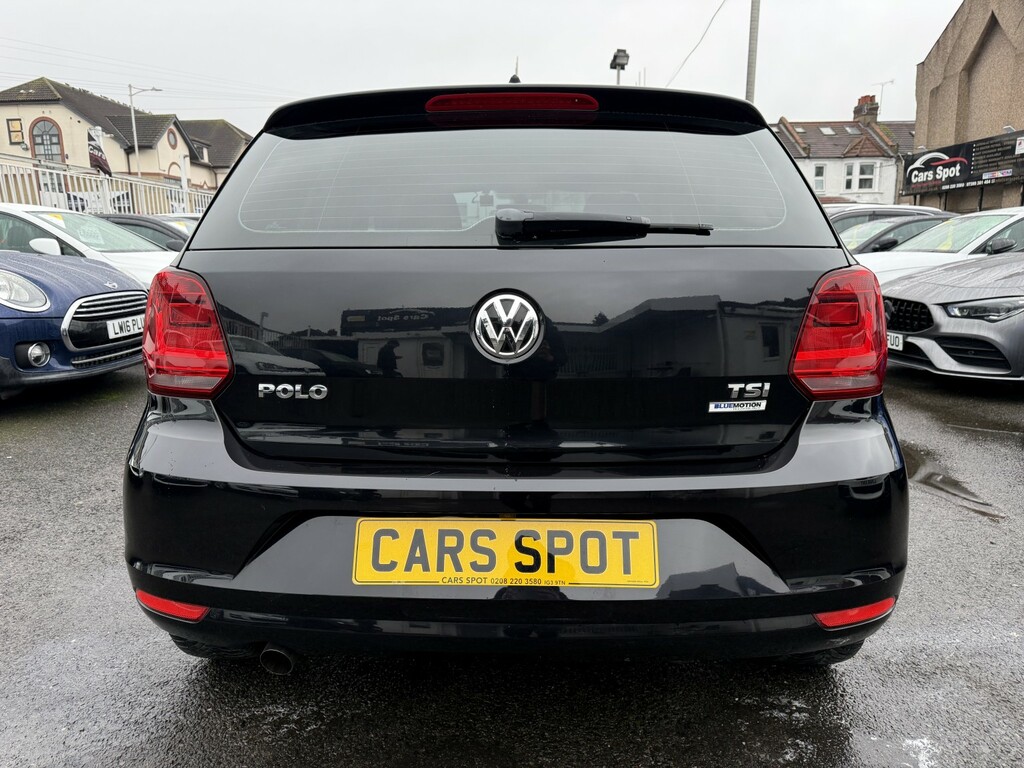 Volkswagen Polo Hatchback 1.2 Tsi Blue Motion Verified Miles Fresh LX66EFM Black #6