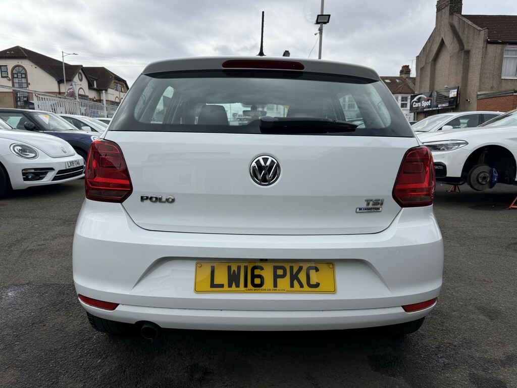 Volkswagen Polo Hatchback 1.2 Tsi Blue Motion Verified Miles Fresh LW16PKC White #6