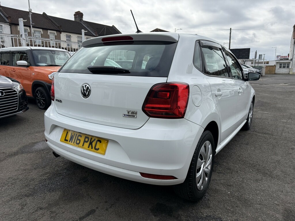 Volkswagen Polo Hatchback 1.2 Tsi Blue Motion Verified Miles Fresh LW16PKC White #5